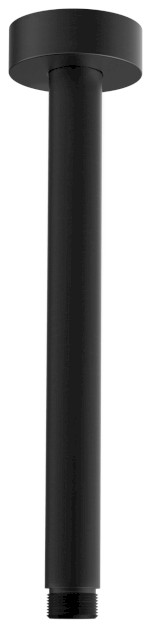 1205-05B (52470) Sprchové stropní ramínko, kulaté, 200mm, černá mat 1205-05B