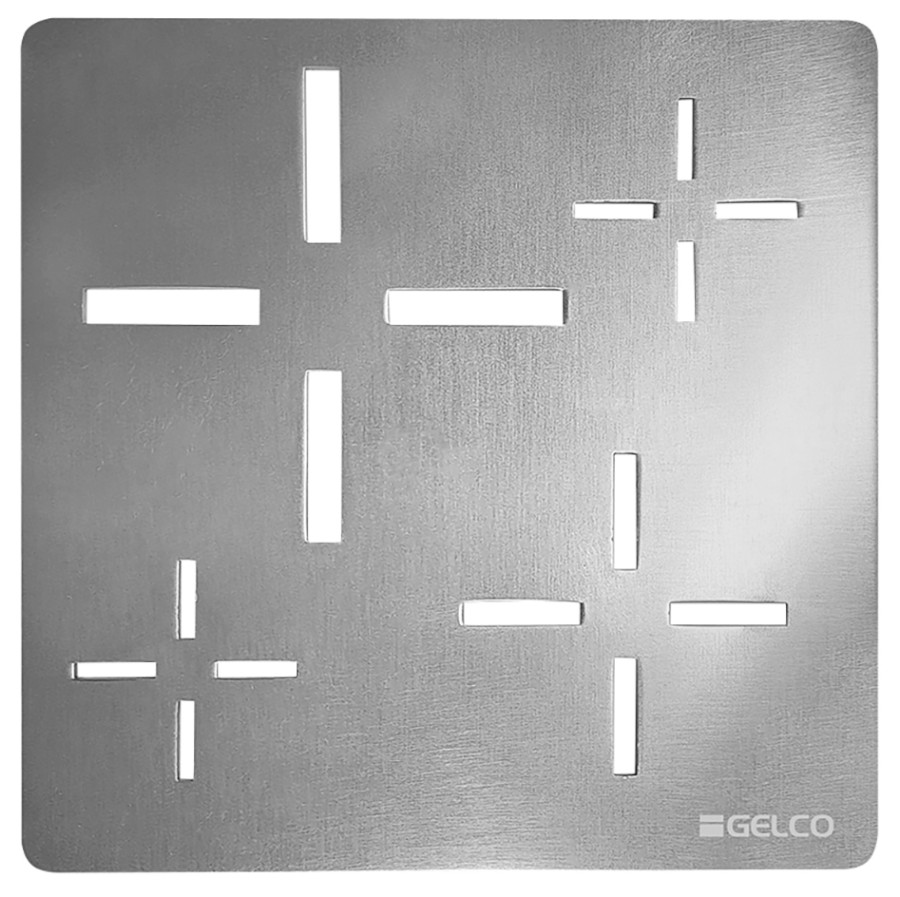 KSM107CH (59722) Čtvercová krytka sifonu, chrom KSM107CH