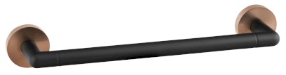 LARISSA držák ručníků 300mm, černá/měď mat WS009BC