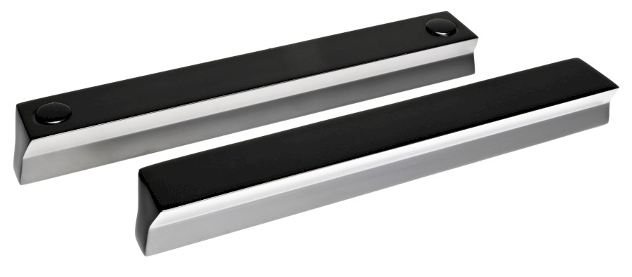 EASY BLACK madlo pivotové dveře, pár NDE135B