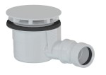 17911W (59135) Vaničkový sifon, průměr 90mm, DN40, krytka bílá 17911W