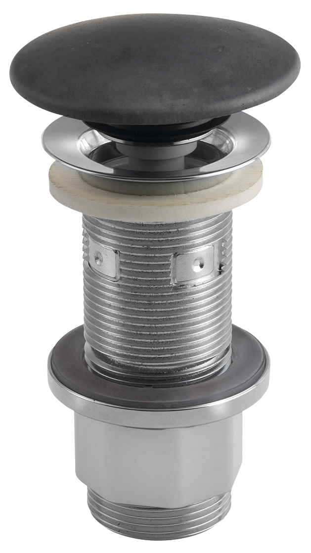 FG916 (55166) Umyvadlová výpust 5/4“, click-clack, betonová zátka, 10-80mm, antracit mat FG916