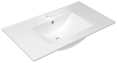SLIM keramické umyvadlo, nábytkové, 90x46,5cm, bílá 1601-90