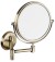 Kosmetické zrcátko závěsné, Ø 140mm, oboustranné, bronz XP012