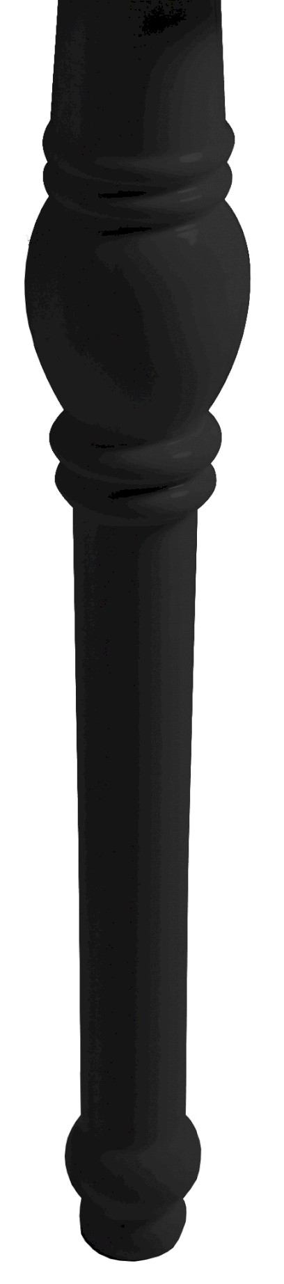 RETRO keramické nohy k umyvadlu 105001, rovné, 1 ks, černá mat 108331