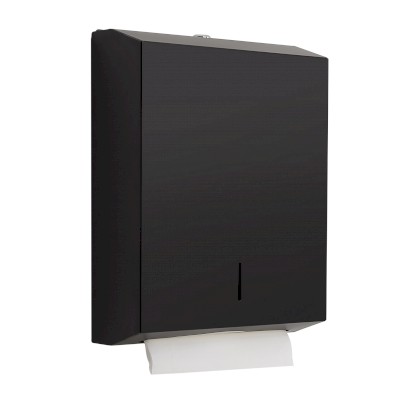 Zásobník na papírové ručníky 282x364x105mm, černá mat 2460