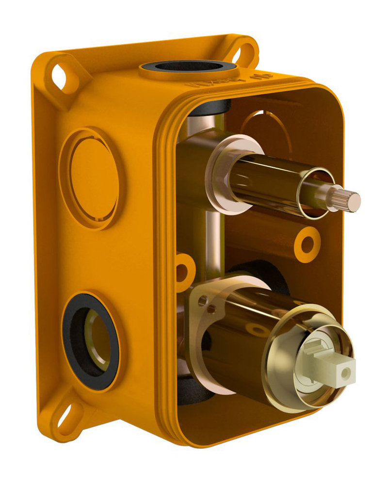 UNIVERSAL podomítkové těleso, 2 výstupy 312.042.1