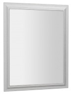 AMBIENTE zrcadlo v dřevěném rámu 72x92cm, starobílá NL705
