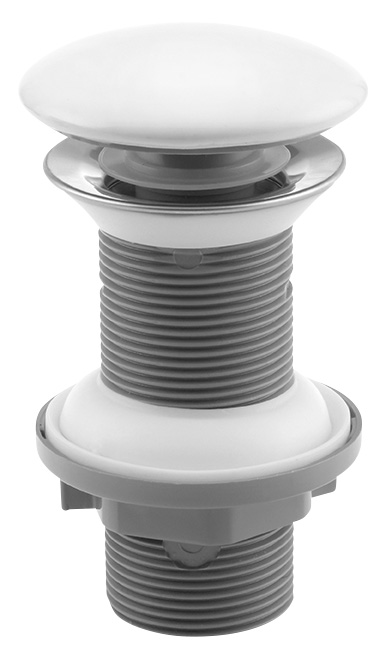 Umyvadlová výpust 5/4“, click-clack, keramická zátka, 20-70mm, bílá 38TP0161I
