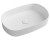 INFINITY OVAL keramické umyvadlo na desku, 55x36cm, bílá mat 10NF65055-2L