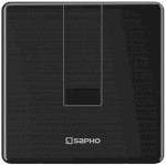 Podomítkový automatický splachovač pro urinál 24V DC, černá PS002B