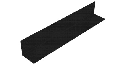 Police 598x95x95mm, černá mat 33218