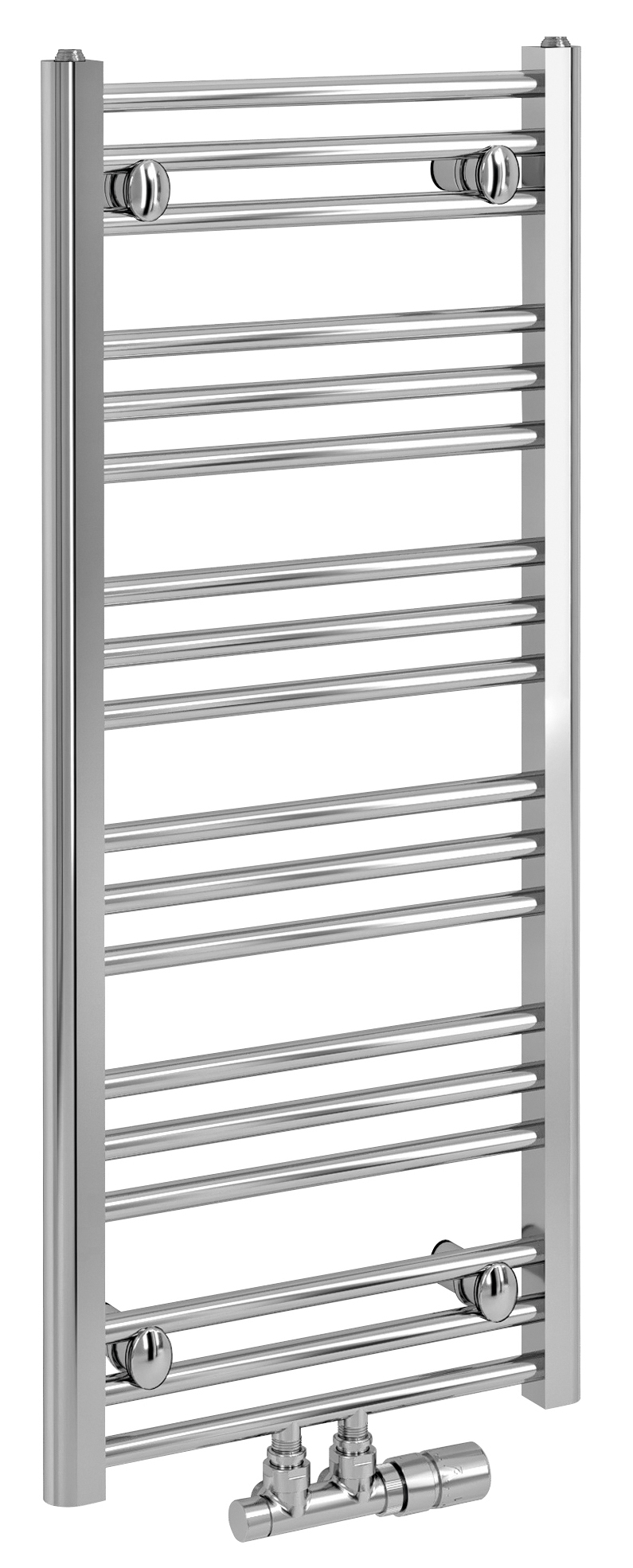 600.111.1 (53554) ALBRECHT otopné těleso 400x930mm, středové připojení, chrom 600.111.1