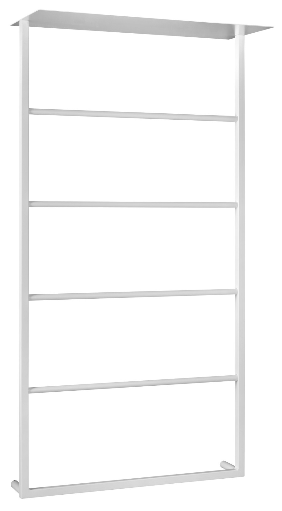 SKA712 (61485) SKA nástěnný sušák ručníků s policí 604x1184x252mm, bílá mat SKA712