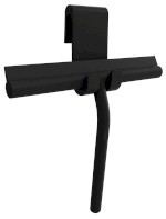 72825.21 (53319) Stěrka do sprchy, včetně uchycení na zástěnu, černá mat 72825.21