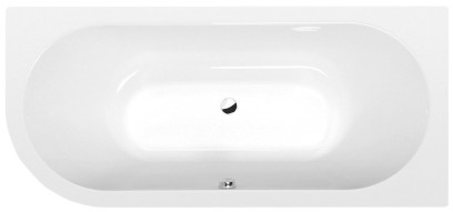 VIVA R asymetrická vana 185x80x47cm, bílá 72129