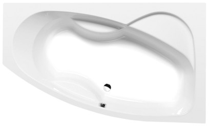 MAMBA R asymetrická vana 160x95x44cm, bílá 28111