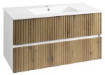 PANEDA STRIP umyvadlová skříňka 99,5x55x45,2cm, dub emporio PN310