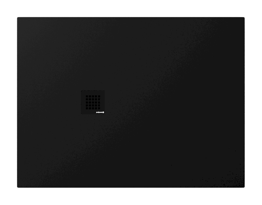 TRENECA vanička z litého mramoru s možností úpravy rozměru, 120x90cm, černá mat 84307.21