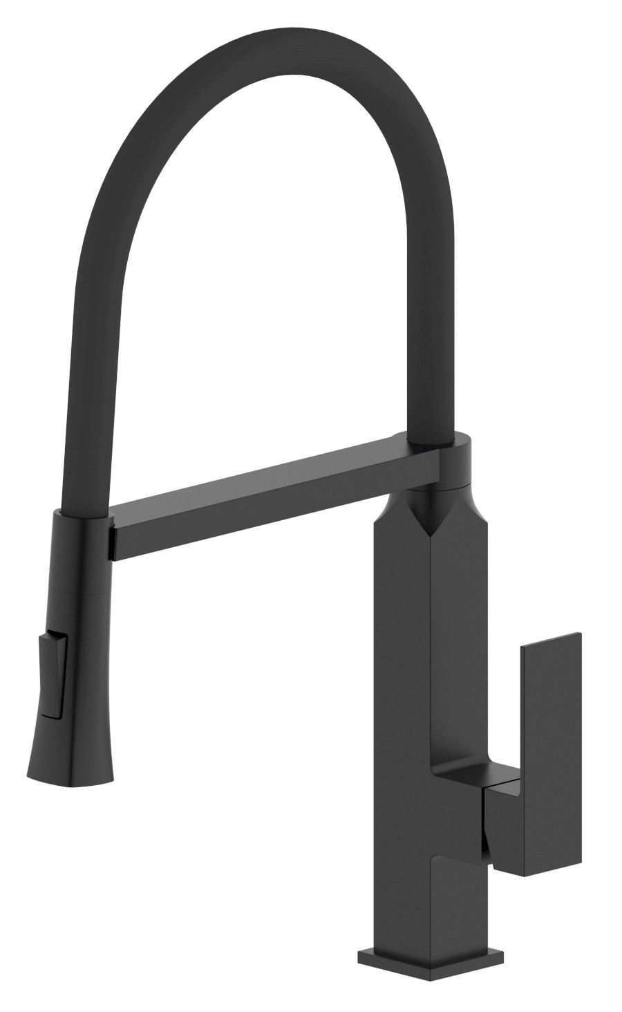 MA780B (59616) MAYA stojánková dřezová baterie se sprškou, černá mat MA780B