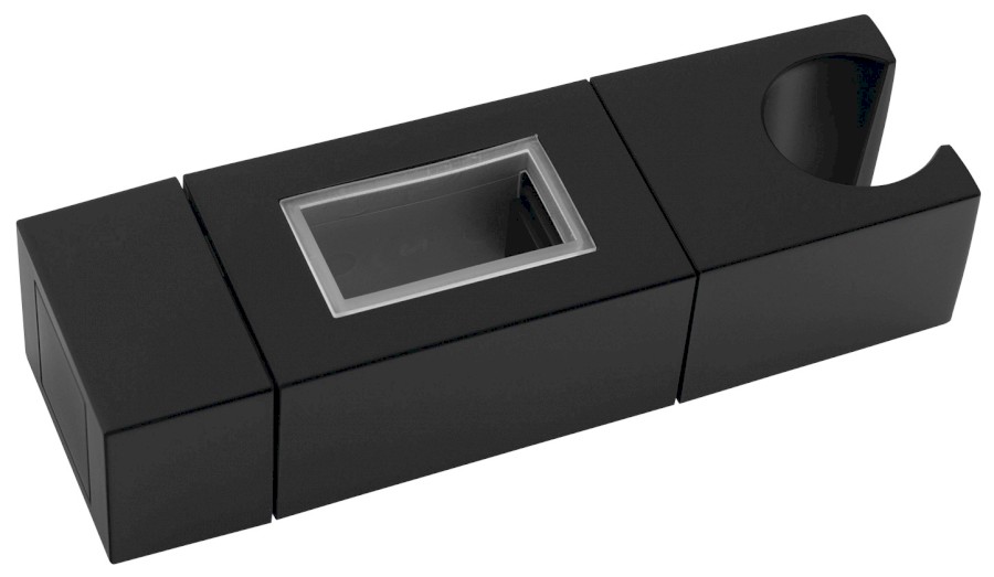 NDSC615 (48010) Držák pro sprchovou tyč 30x15mm, ABS/černá mat NDSC615