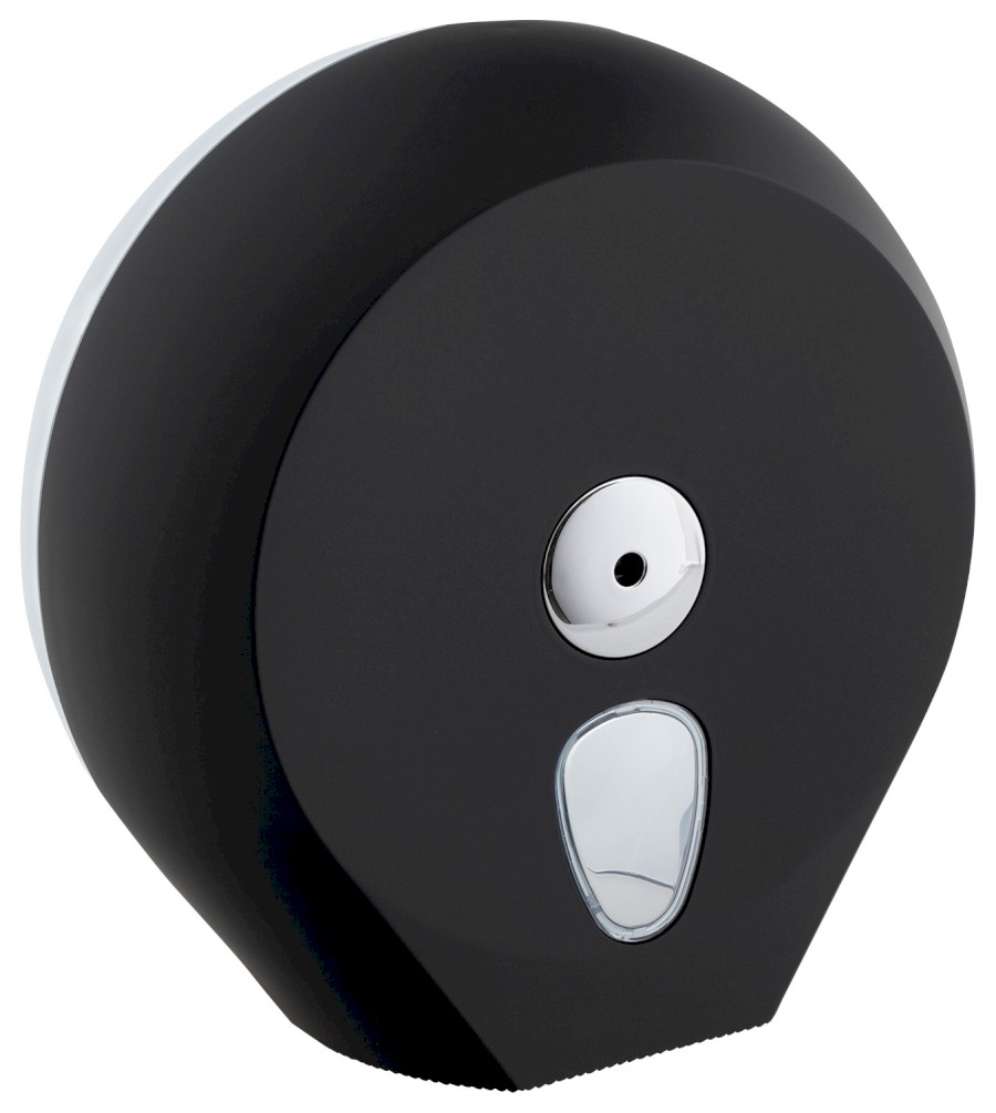 A75610NE (44388) COLORED zásobník na toaletní papír max. Ø 23cm, ABS, Soft Touch, černá mat A75610NE