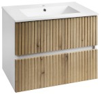 PN370 (59257) PANEDA STRIP umyvadlová skříňka 69,5x55x45,2cm, dub emporio PN370