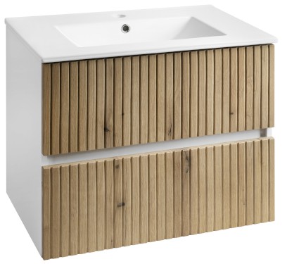 PANEDA STRIP umyvadlová skříňka 69,5x55x45,2cm, dub emporio PN370