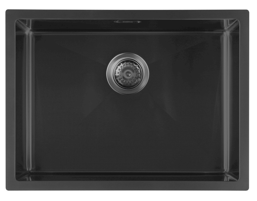 ZN6045B (53494) ZENITH nerezový dřez 60x45cm, gun metal ZN6045B