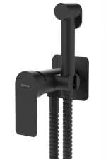 PAX podomítková bidetová baterie se Stop sprškou, černá mat XA13/15