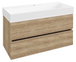 DT100-2222 (47267) ODETTA umyvadlová skříňka 95x50x43,5cm, dub Alabama DT100-2222