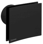 EI101B (61253) EIRA koupelnový ventilátor axiální, 15W, potrubí 100mm, černá EI101B