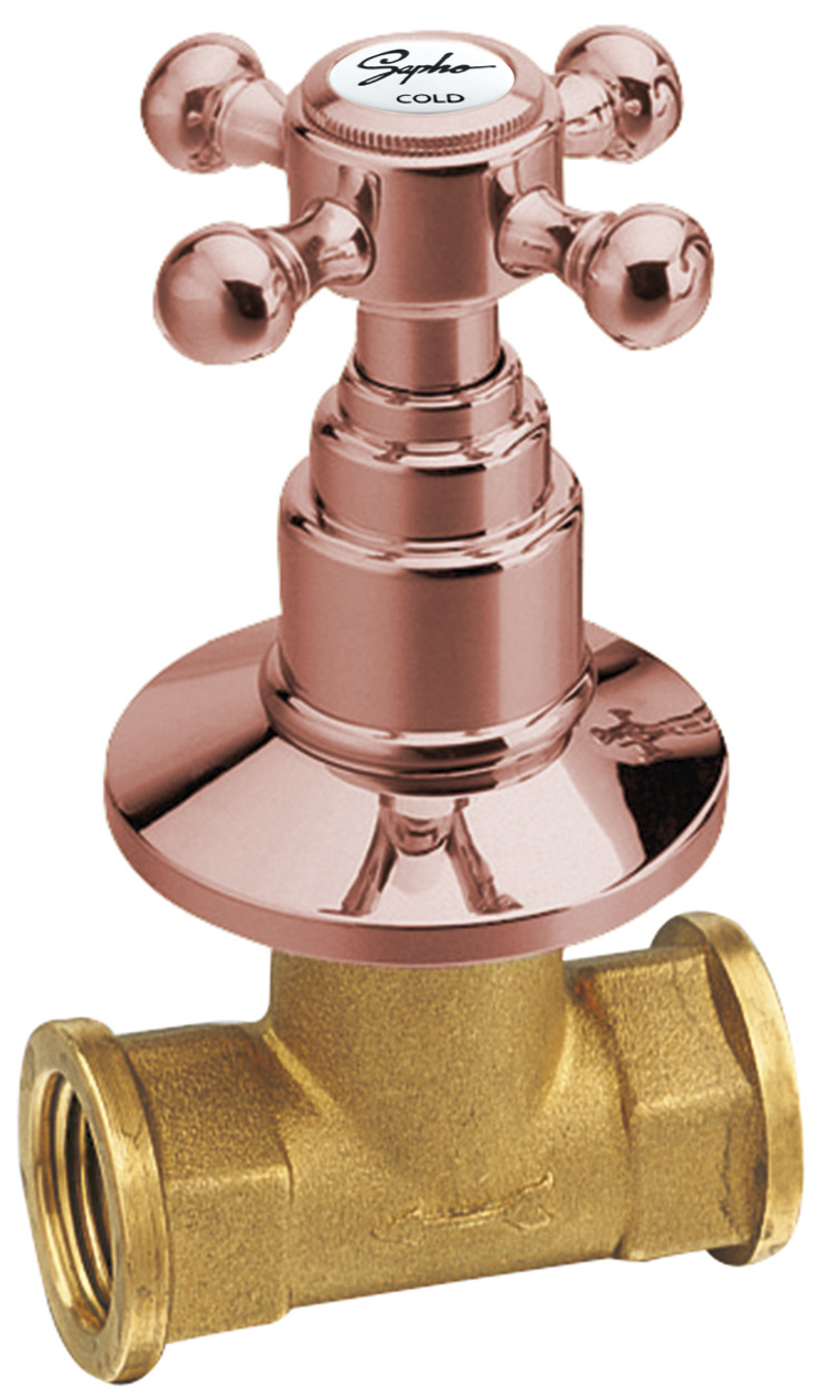 3057H (32569) ANTEA podomítkový ventil, teplá, růžové zlato 3057H
