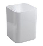 SEVENTY odpadkový koš výklopný, 8l, plast ABS, bílá 630922