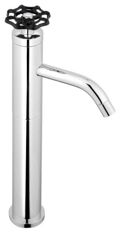 INDUSTRY stojánková umyvadlová baterie vysoká, výška 332 mm, chrom/černá 5102LTT