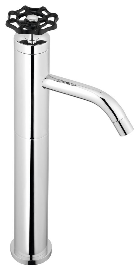 INDUSTRY stojánková umyvadlová baterie vysoká, výška 332 mm, chrom/černá 5102LTT