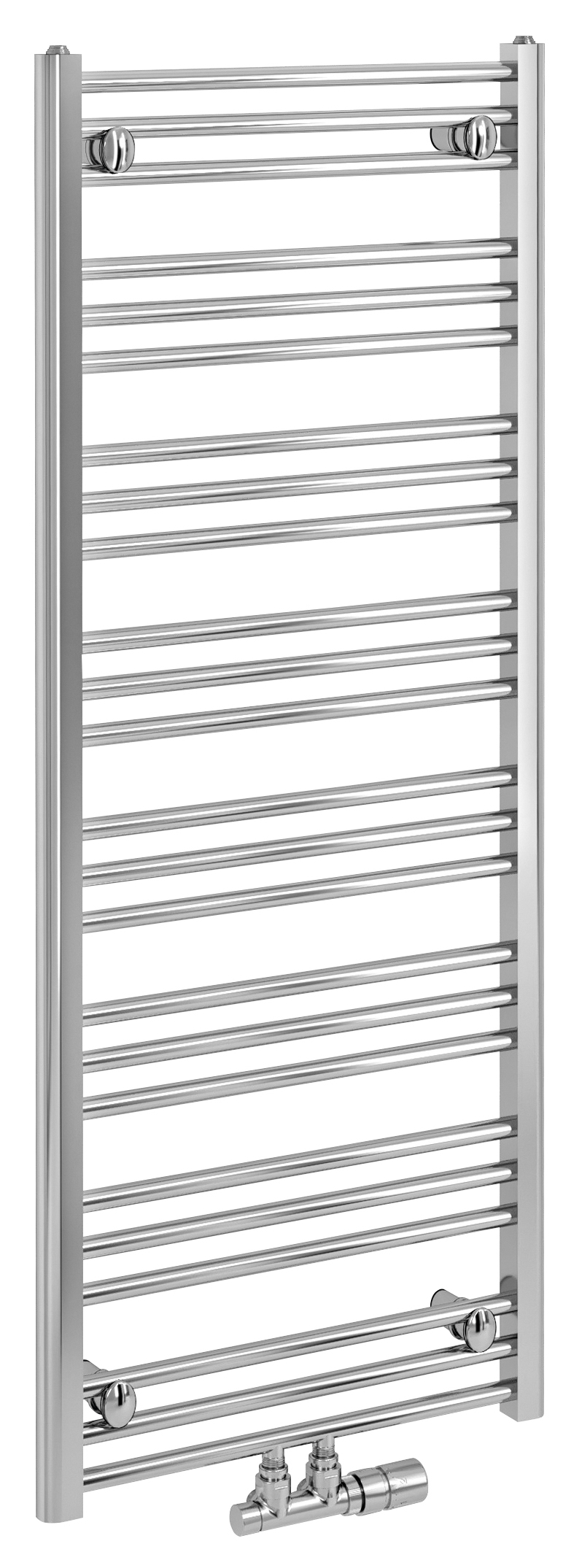 600.114.1 (53552) ALBRECHT otopné těleso 500x1250mm, středové připojení, chrom 600.114.1