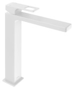 FORATA stojánková umyvadlová baterie vysoká, prodloužená hubice, bílá mat FT007/14