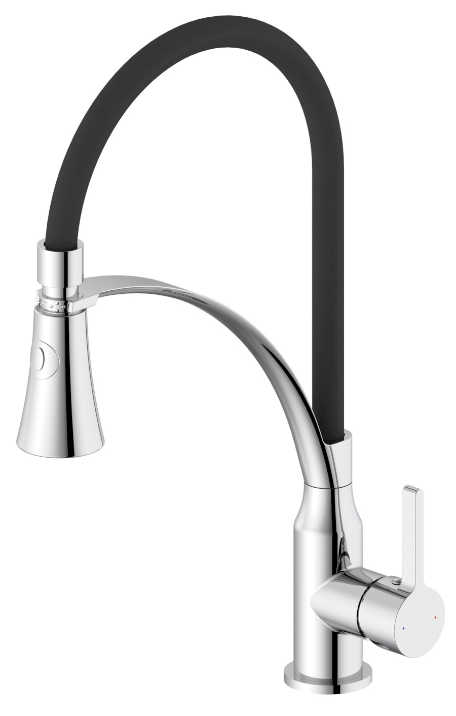 HT430 (59619) HEBE stojánková dřezová baterie se sprškou, chrom HT430