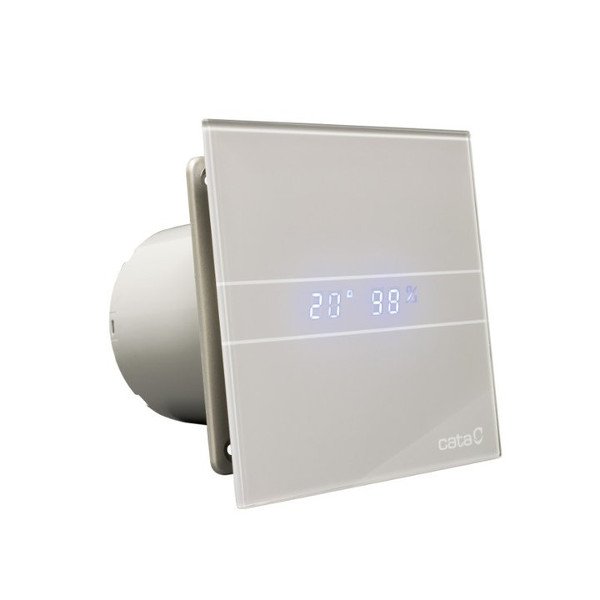 E-100 GSTH koupelnový ventilátor axiální s automatem,4W/8W,potrubí 100mm,stříbr 00900600
