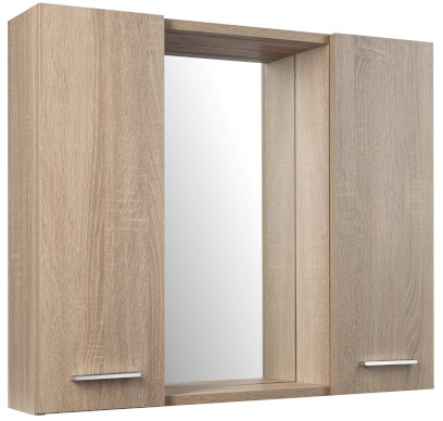 ZOJA/KERAMIA FRESH STRIP galerka s LED osvětlením, 70x60x14cm, dub platin 45029S