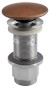 Umyvadlová výpust 5/4“, click-clack, betonová zátka, 10-80mm, měď mat FG920