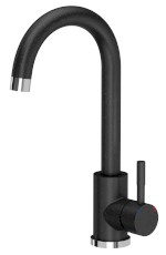 10011404 (52466) Stojánková dřezová baterie, černý granit 10011404