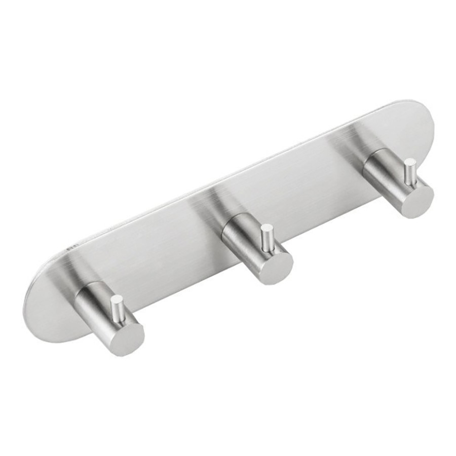 32203 (29229) Samolepící trojháček, kulatý, nerez mat 32203