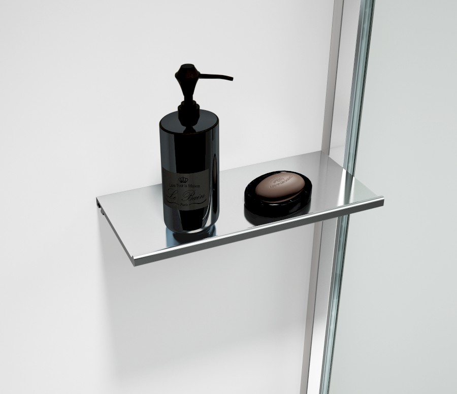 ES8410 (56222) ESCA SHELF polička do profilu 230x120mm, chrom ES8410