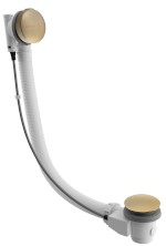 71682GB (50848) Vanová souprava, bovden, délka 975mm, zátka 72mm, zlato mat 71682GB