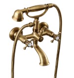 ANTEA nástěnná vanová baterie kompletní, bronz 3016