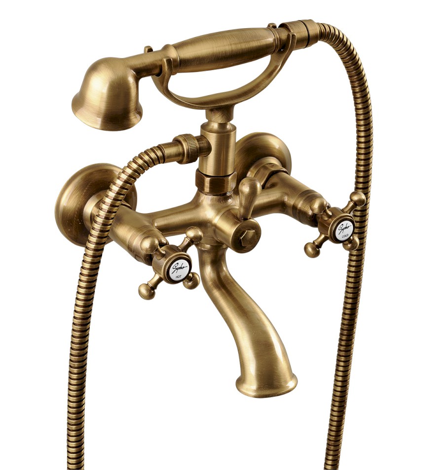 3016 (4208) ANTEA nástěnná vanová baterie kompletní, bronz 3016