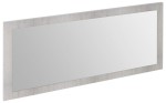 TREOS zrcadlo v rámu 110x50cm, dub Polar TS100-1010