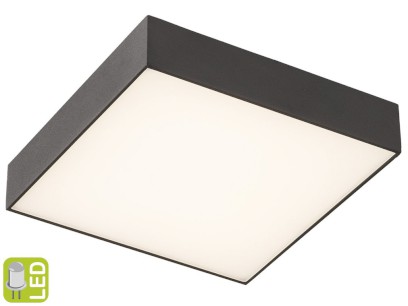 RISA stropní LED svítidlo 30W, 300x300mm, 230V, IP21, černá LS030C